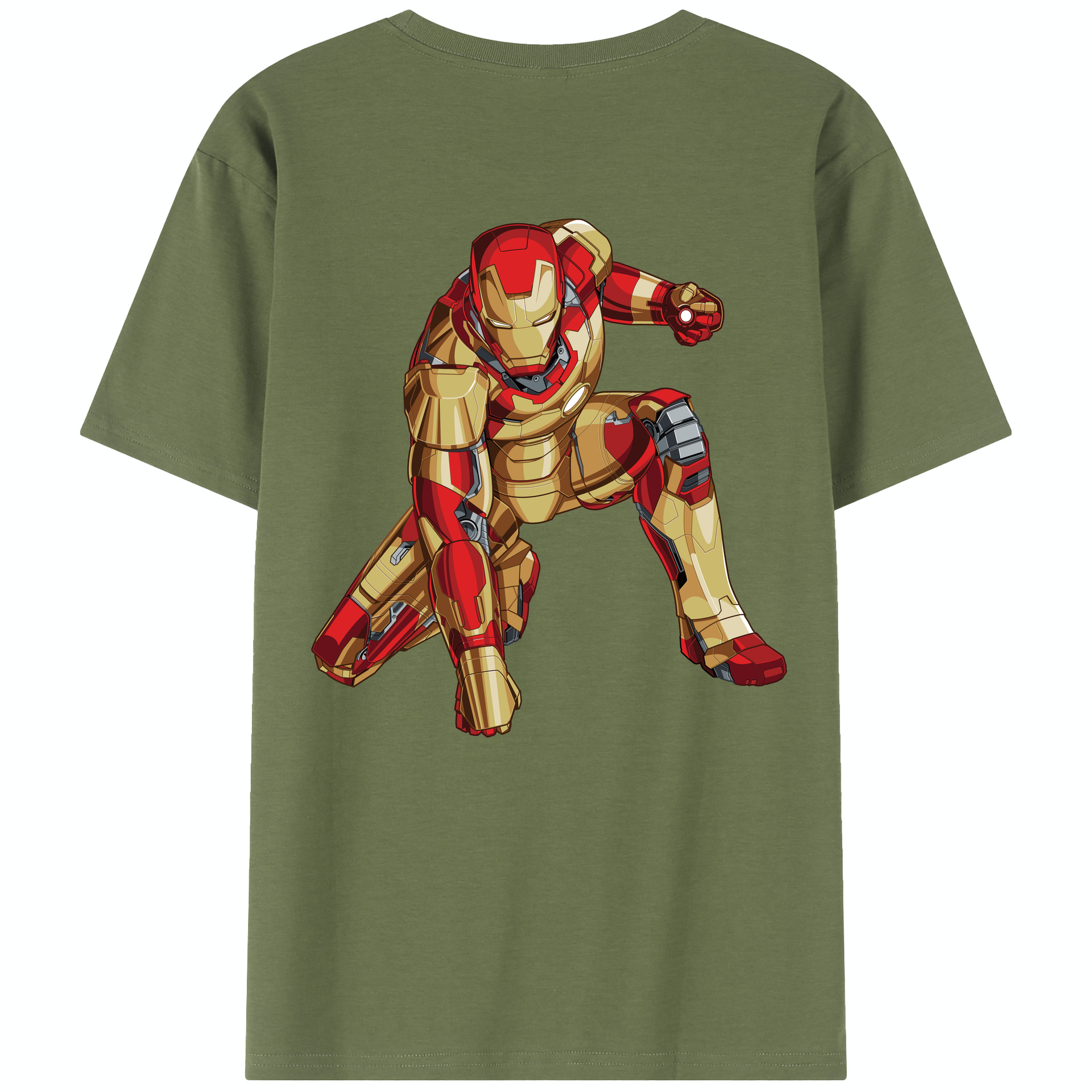 （画像用） アベンジャーズ The Avengers 綿100％半袖Tシャツ（背面プリント）